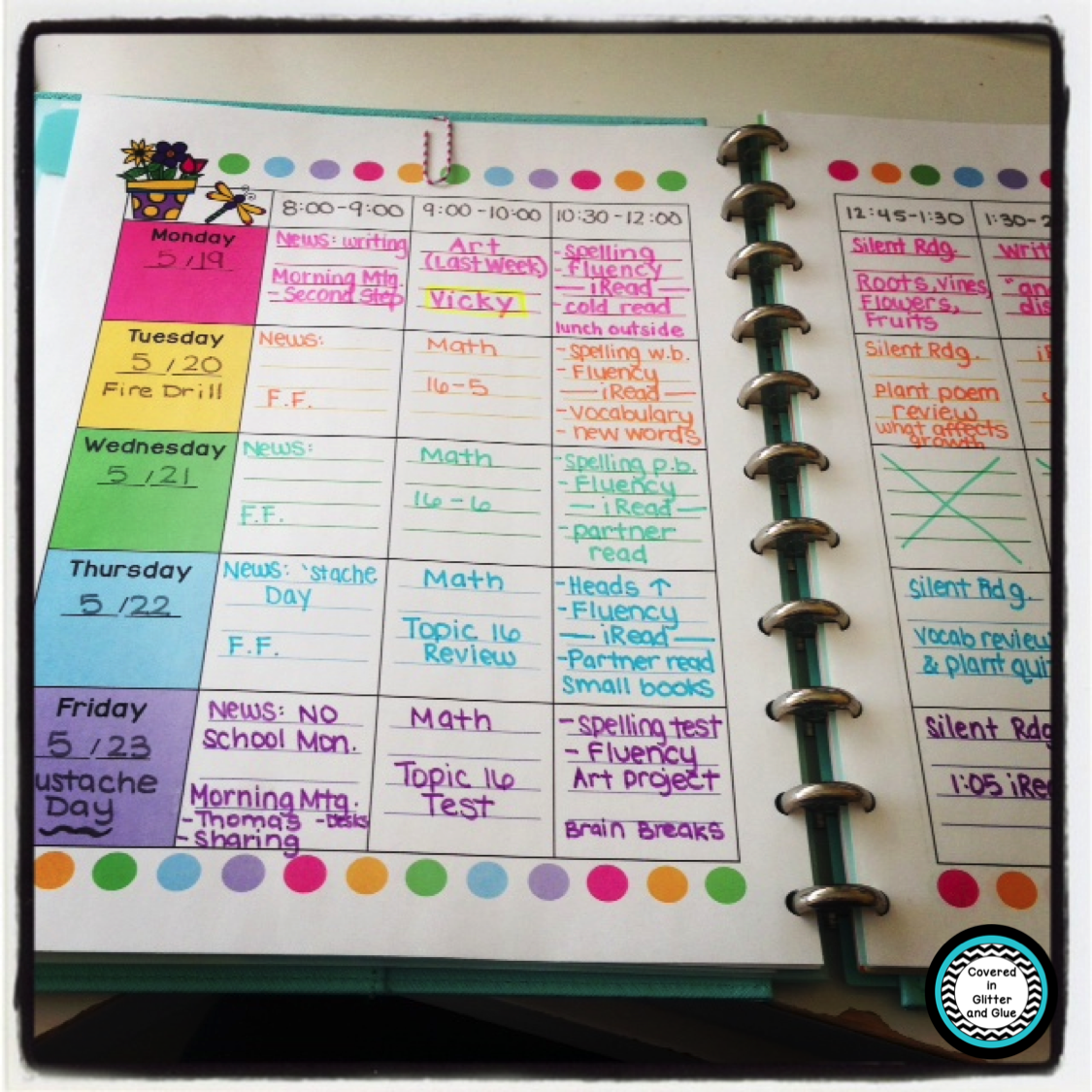 Collaboration Connection Lesson Plan Binder and Getting Ahead