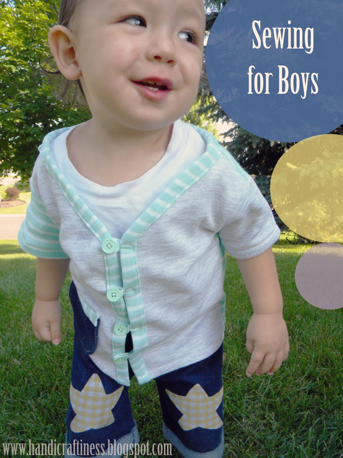 The Pretty Kitty Studio : Sewing for Boys: Preppy Cardigan and Wide ...