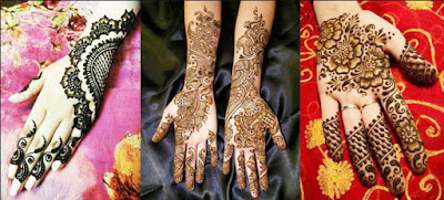 Shaded Bridal Mehndi Design
