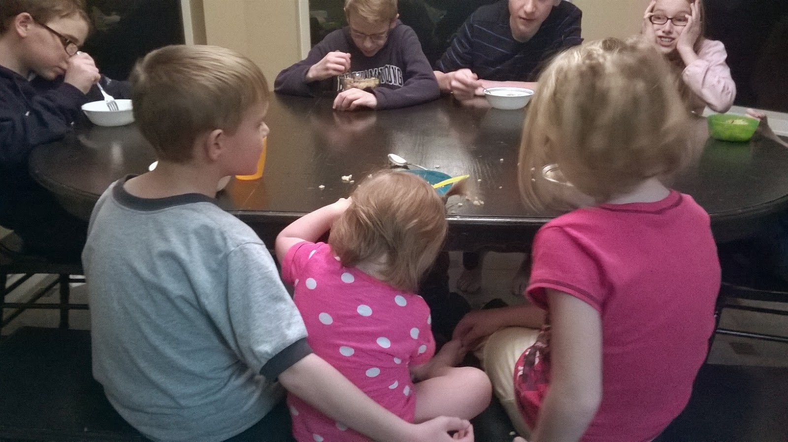 Our Life with 13 Kids * ** Neck Hugs