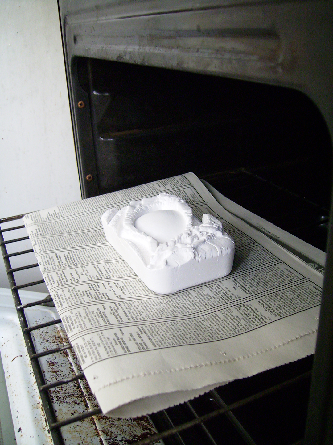 Protective Wax Finish for Plaster of Paris