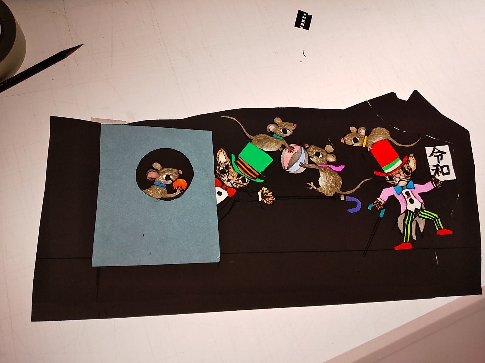 藤城清治 影絵の世界 そよ風と少女 原画CBプリント肉筆サイン入り