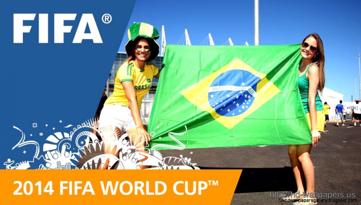 Girl in FIFA World Cup 2014 Desktop – Free Download HD Wallpapers