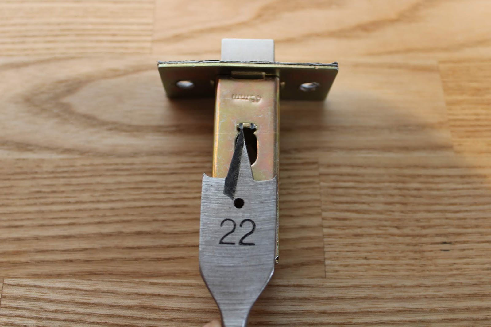 How to Fit a Rebated Door Latch on an Internal French Door Kezzabeth