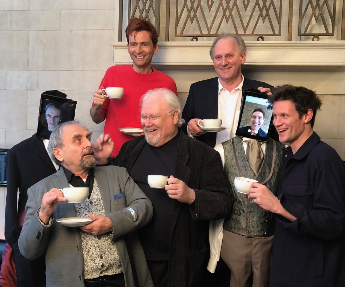 PHOTOS: David Attends Red Nose Day Doctor Who Breakfast