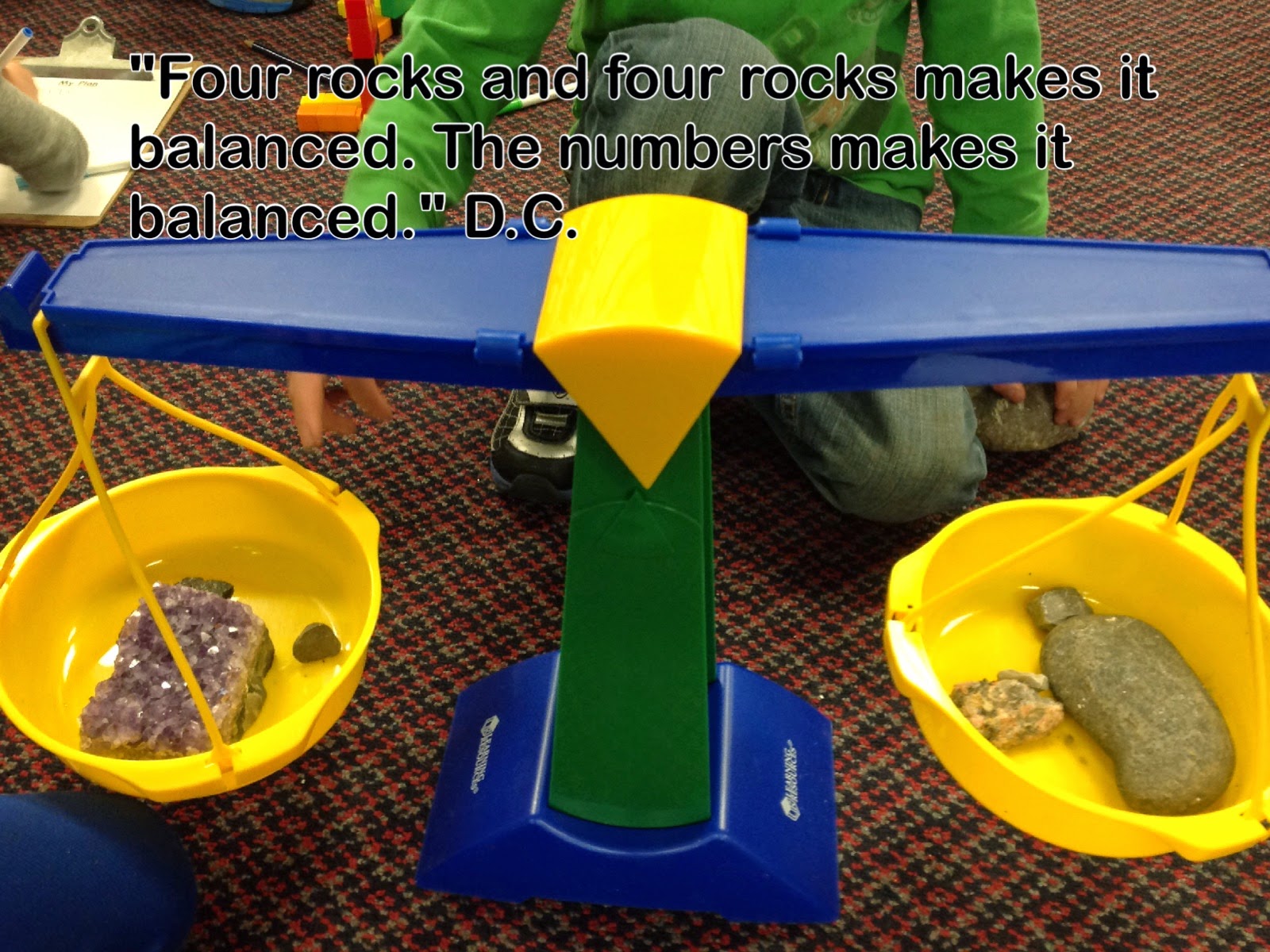 Wonders in Kindergarten: What can you balance? Exploring Mass!