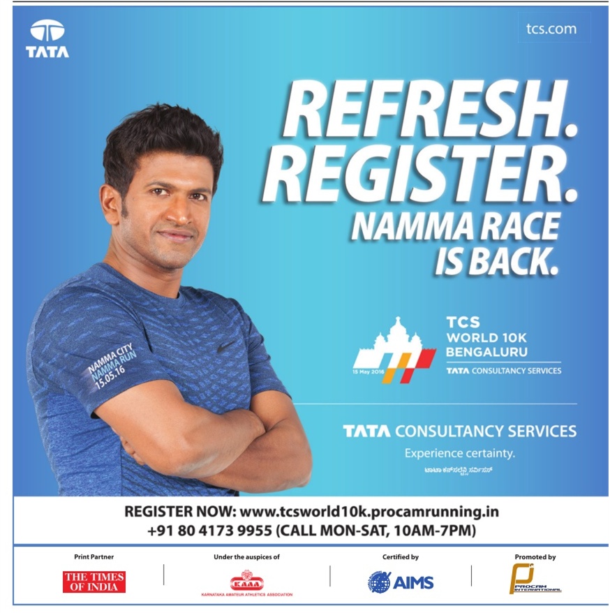 TCS World 10k Bengaluru is Back Registrations started