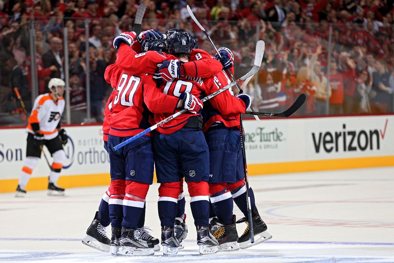 All Things Caps Hockey Game 1 Recap Caps 2 Flyers 0 (WSH leads series