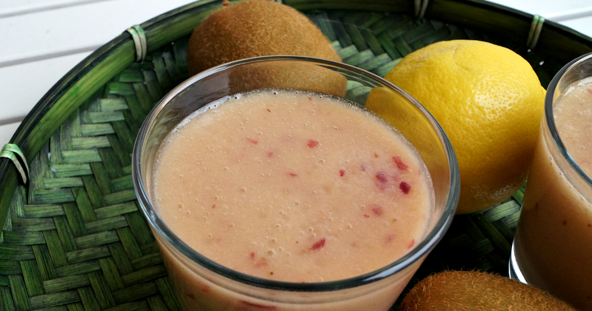Little Tiger: Pfirsich-Kiwi Smoothie