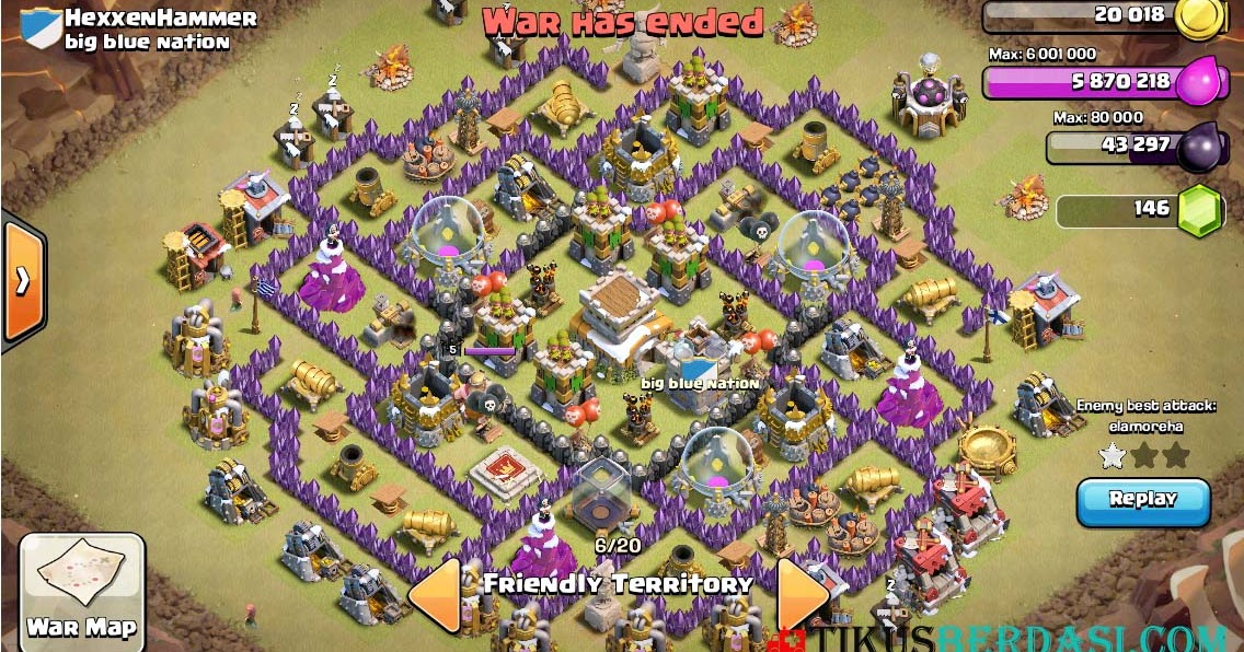 Base Coc Th 8 Terkuat Anti Serangan Darat Dan Udara Blog