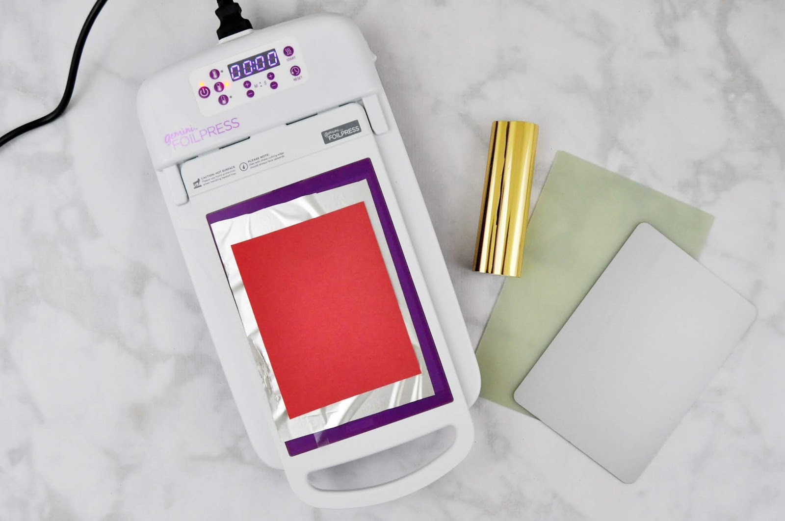 Gemini Foil Press Christmas Card Tutorial Jen Gallacher