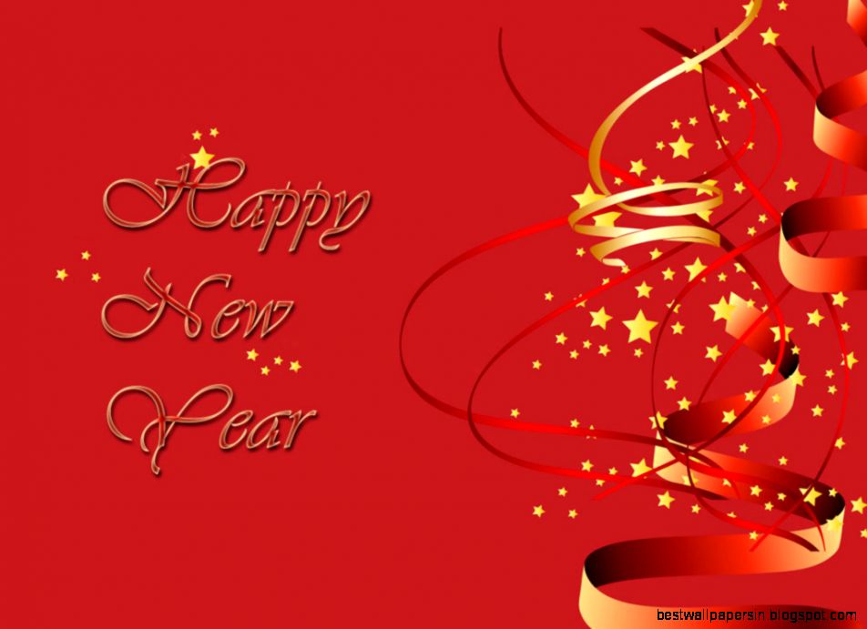 Happy New Year Greeting Card
