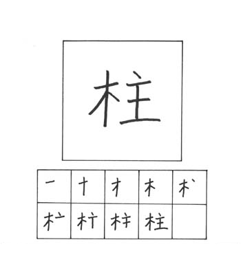 kanji tiang