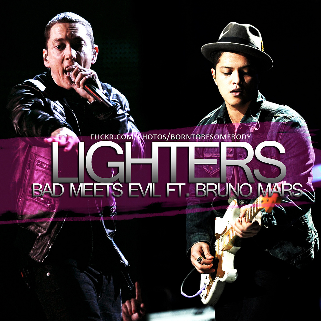 Bad Meets Evil (Feat. Bruno Mars) Lighters Terjemahan Terjemahan