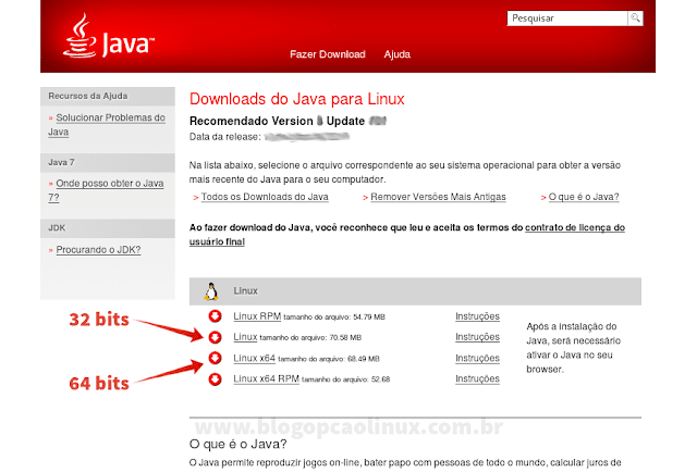 Instalando o Oracle Java Runtime Environment (JRE) no openSUSE