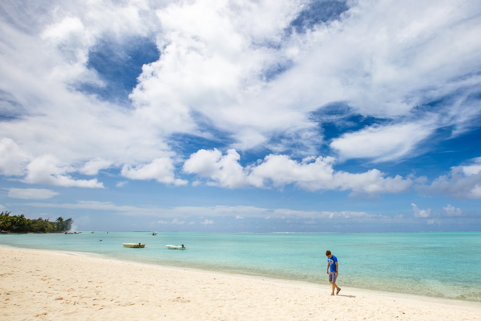 Bora Bora｜Matira Beach 馬蒂拉海灘