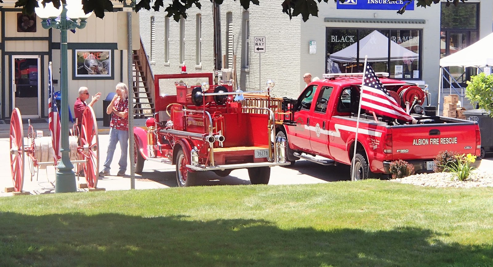 Slightly Off the Mark Albion Fire Department was ALLIN