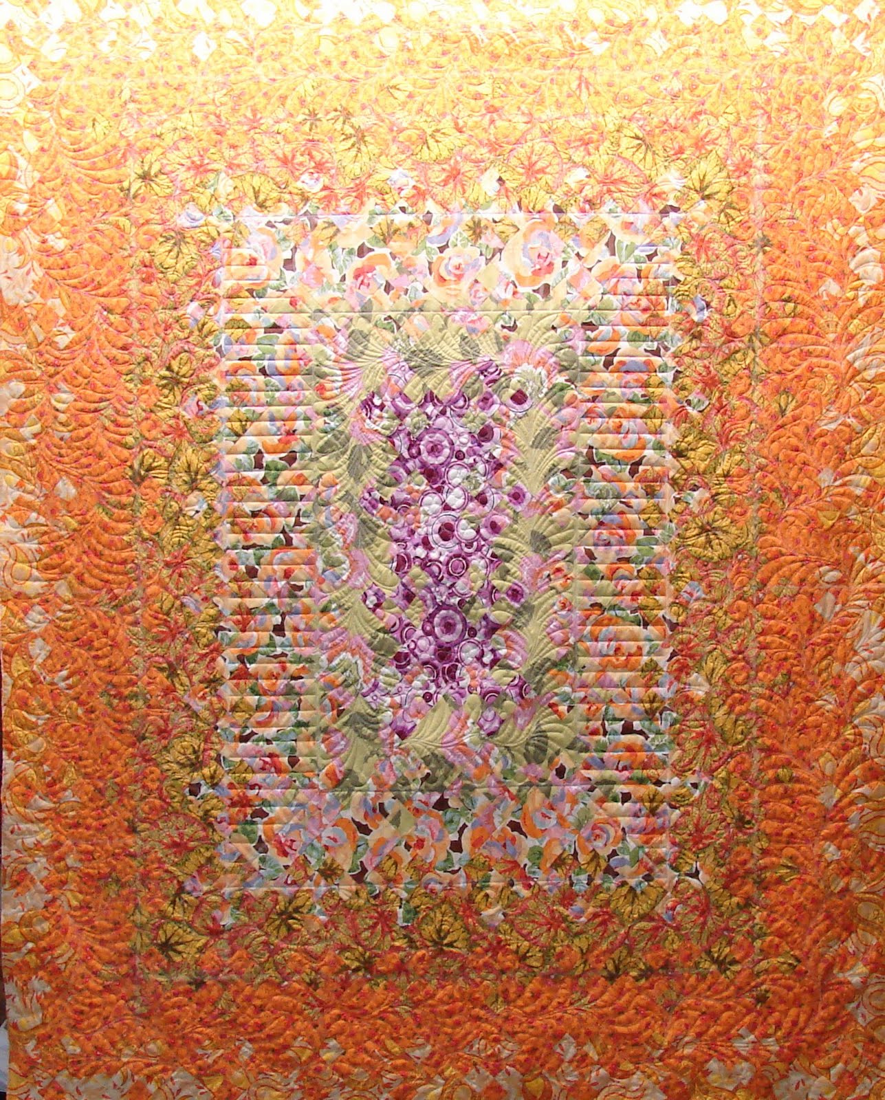 Quilt Vine Blooming 9Patch