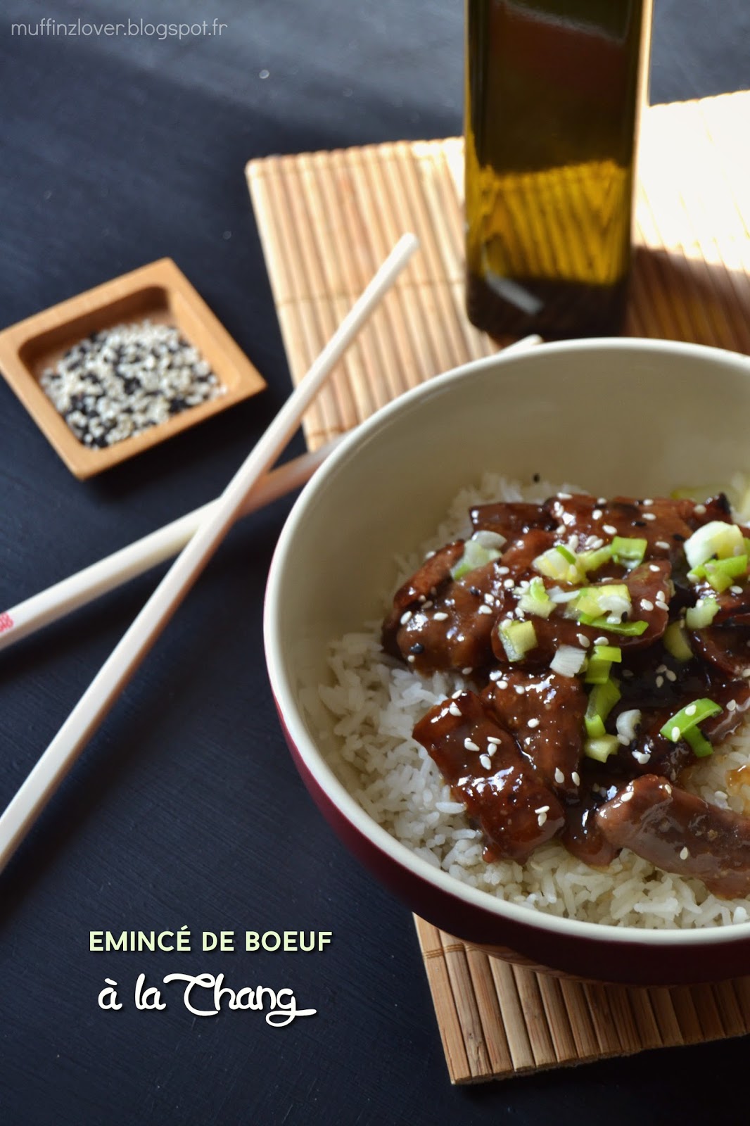 Recette Emincé de boeuf à l'asiatique - muffinzlover.blogspot.fr