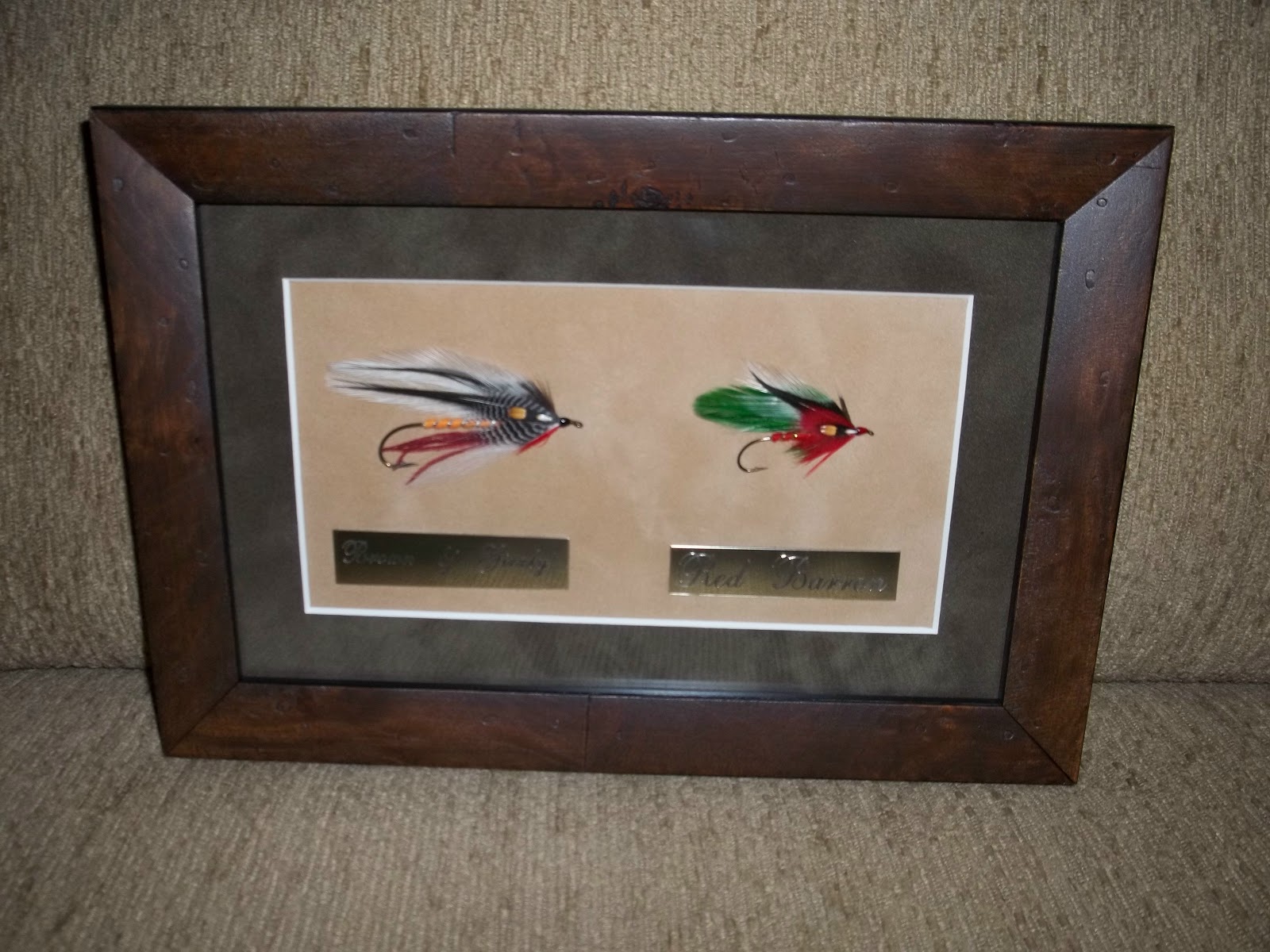 Fishing Through Life Orvis Fly Reel and Framed Streamers