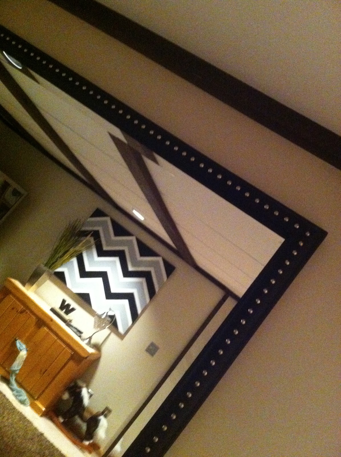 Decor4poor Nailhead Mirror