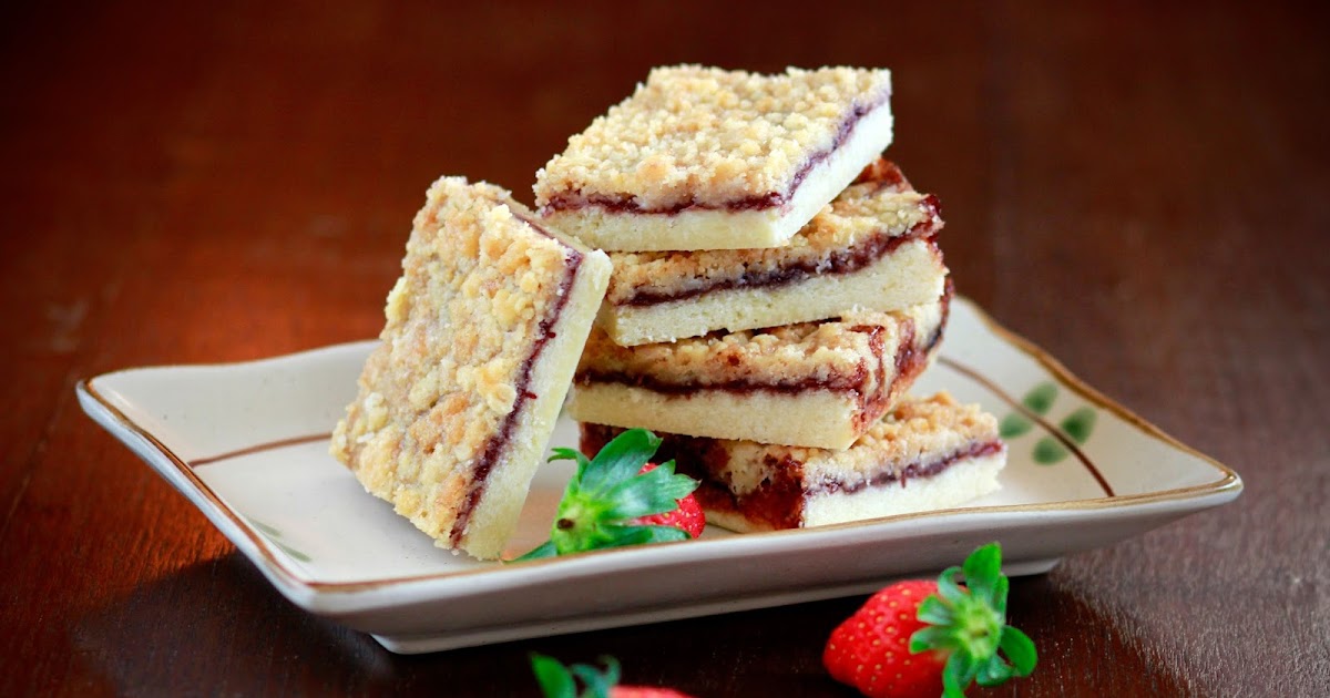 In Cookie Haven Sliced Jam Crumble Cookie Bar