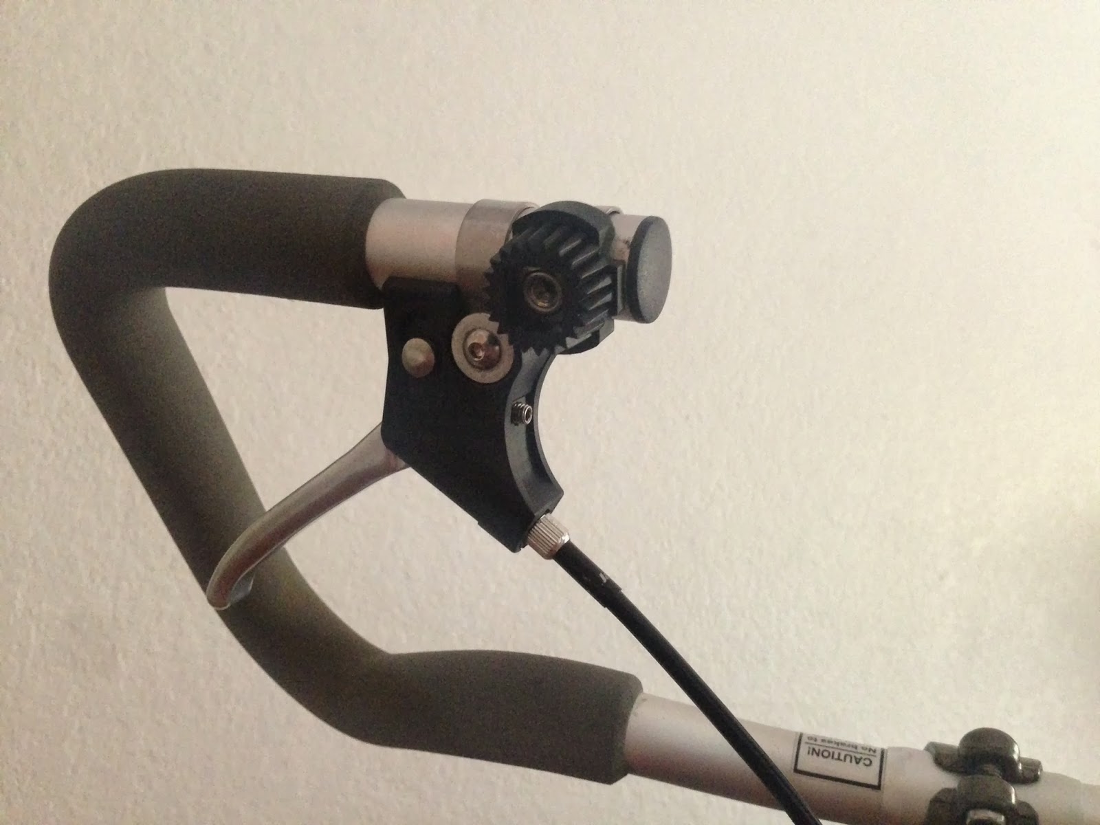 The Dirty Brompton Installation of 2013 Brompton brake levers