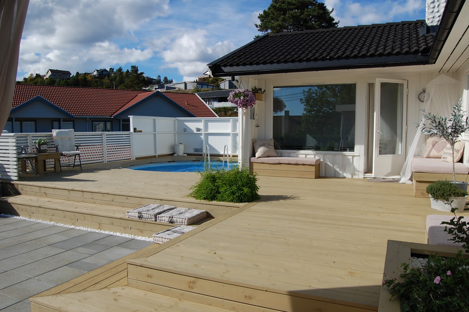 Hegemor.com: terrassen før og nå Terrasse tips