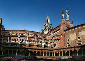The Certosa di Pavia, which dates back to 1396