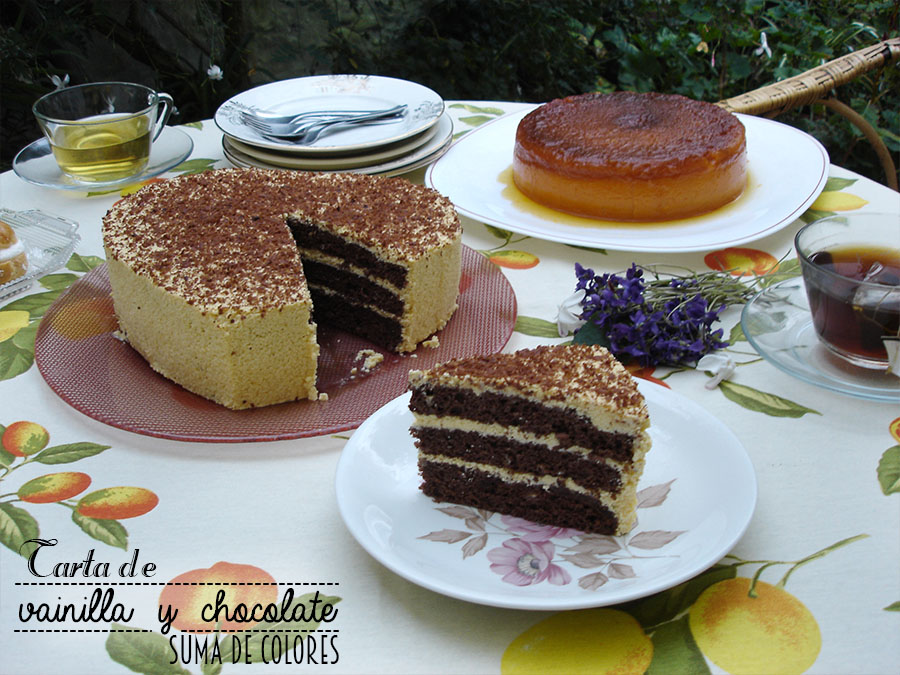 Tarta de vainilla y chocolate 04