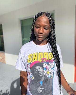 It is the season of wearing new bob box braids hairstyles ✘ 39 Cute Lemonade Bob Box Braids Ponytails With Cornrows