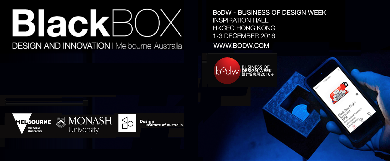 Industrial Design in Victoria Australia BoDW Hong Kong BlackBOX
