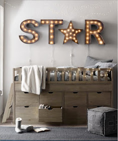 Estrellas en habitaciones infantiles