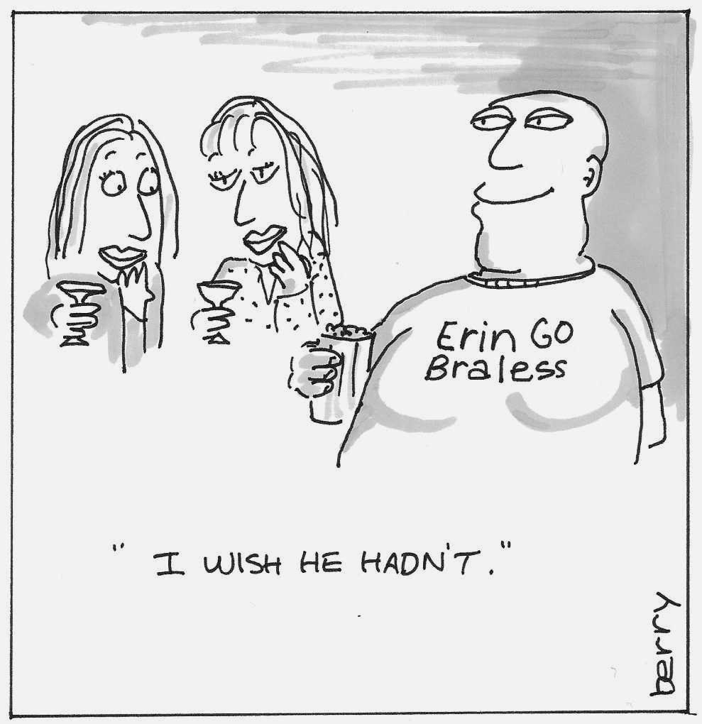 happy st patricks day erin go braless meme