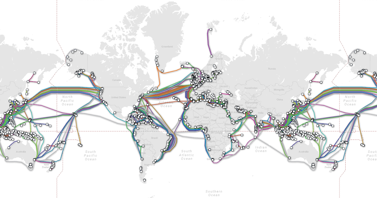 Map Of Fiber Optic Lines