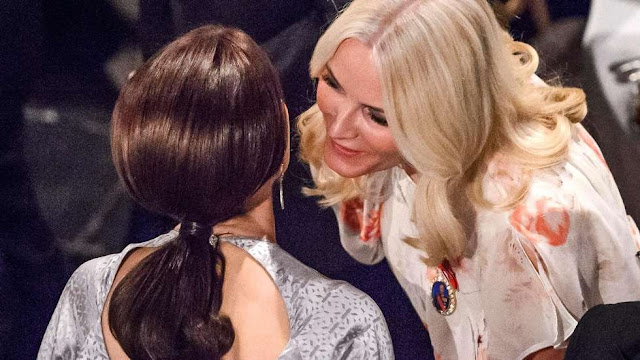 Crown Princess Mette-Marit of Norway and Crown Princess Mary of Denmark