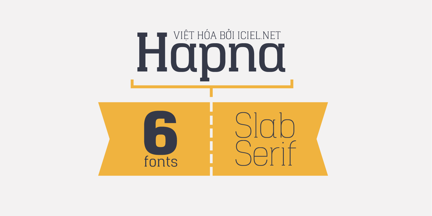 Download Viá»t Font Slab Serif Hapna Viá»t Hoa SVG Cut Files