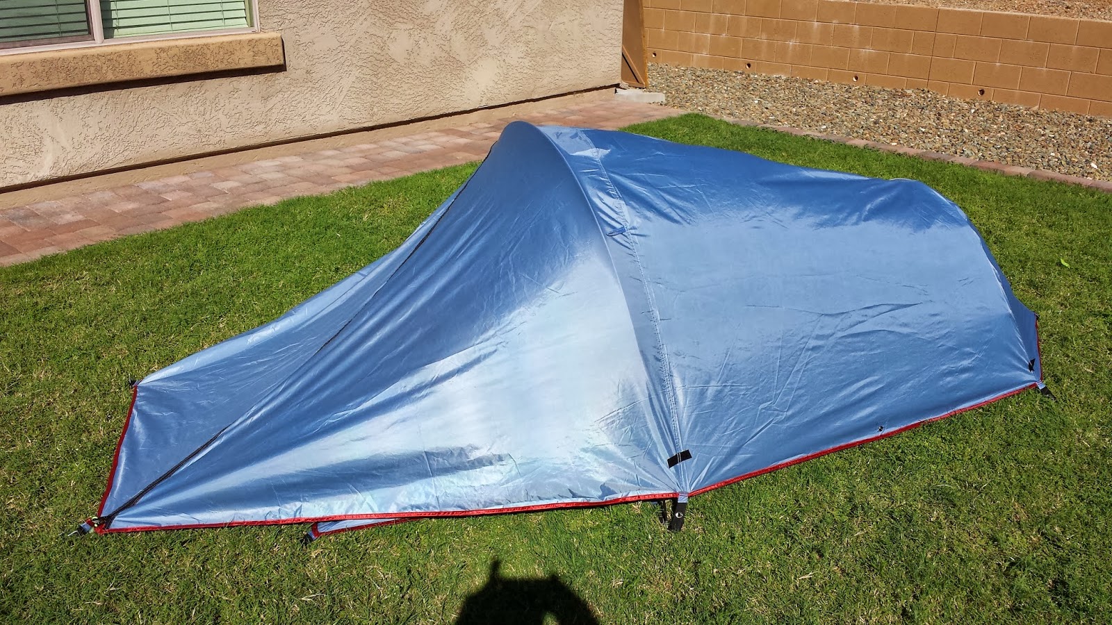 Texsport Saguaro Bivy Shelter Tent has a add-on vestibule? that extends storage, adds an awning and provides weatherproof access