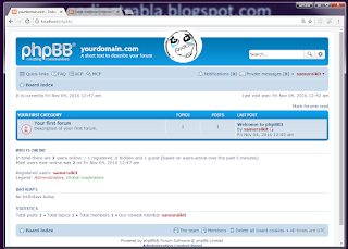 Install phpBB  3.1.10 PHP forum bulletin board on windows 7 localhost XAMPP tutorial 32