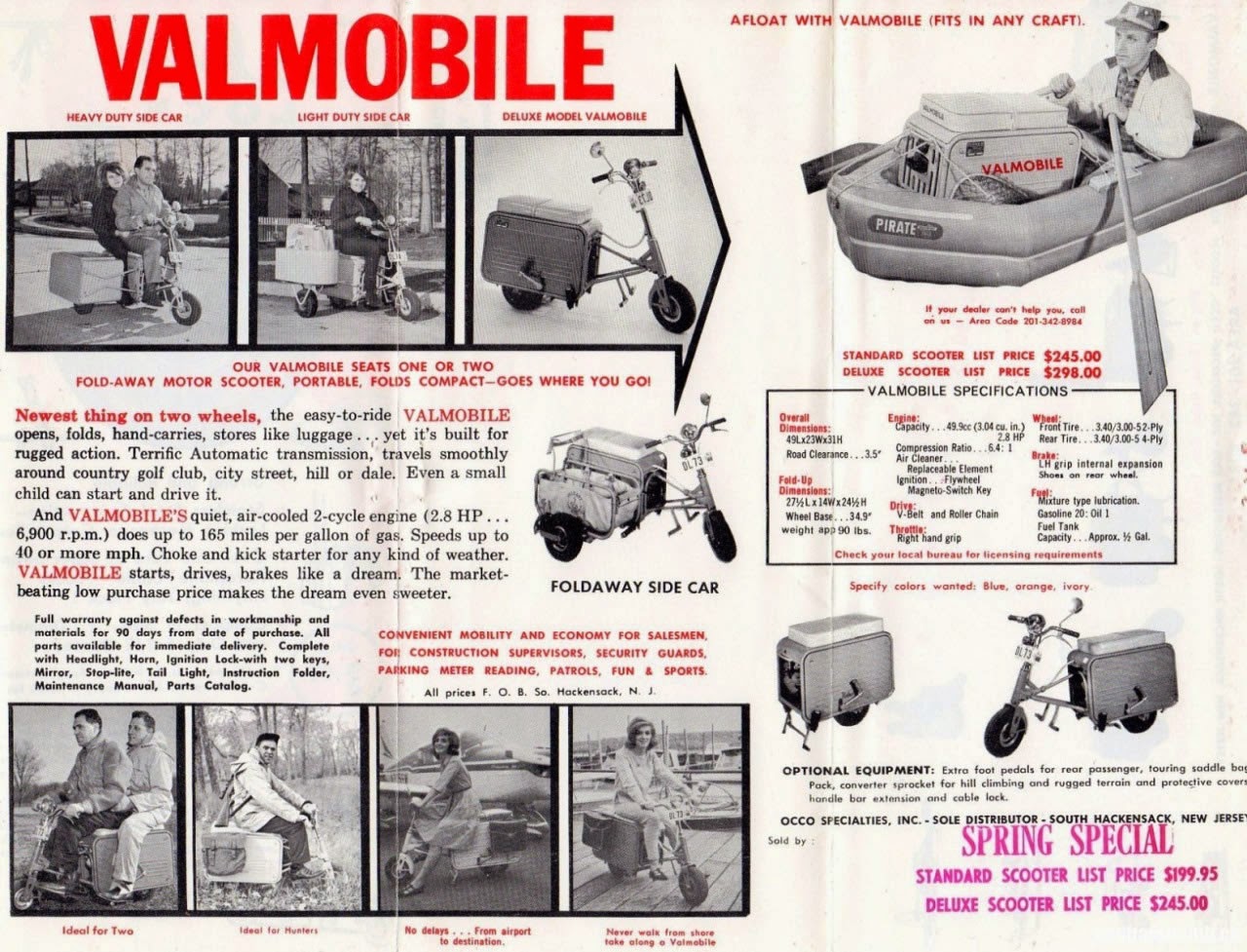 Valmobile Folding Motor Scooter