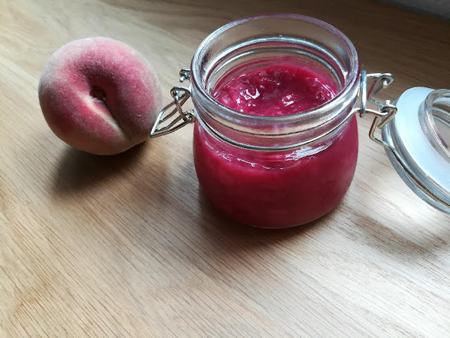 Compote De Pêches De Vigne Thermomix