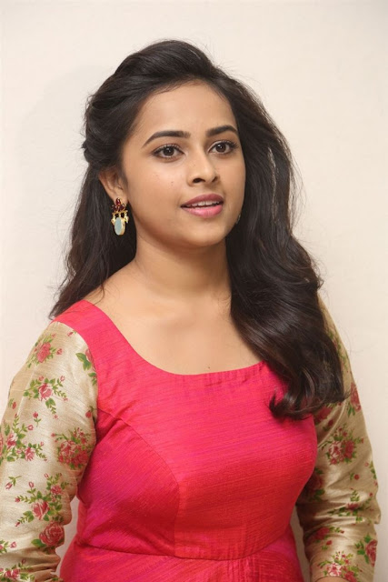 Sri Divya Latest Hot Glamourous Red Spicy Skirt PhotoShoot Images At ...