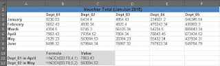 how to calculate index in excel