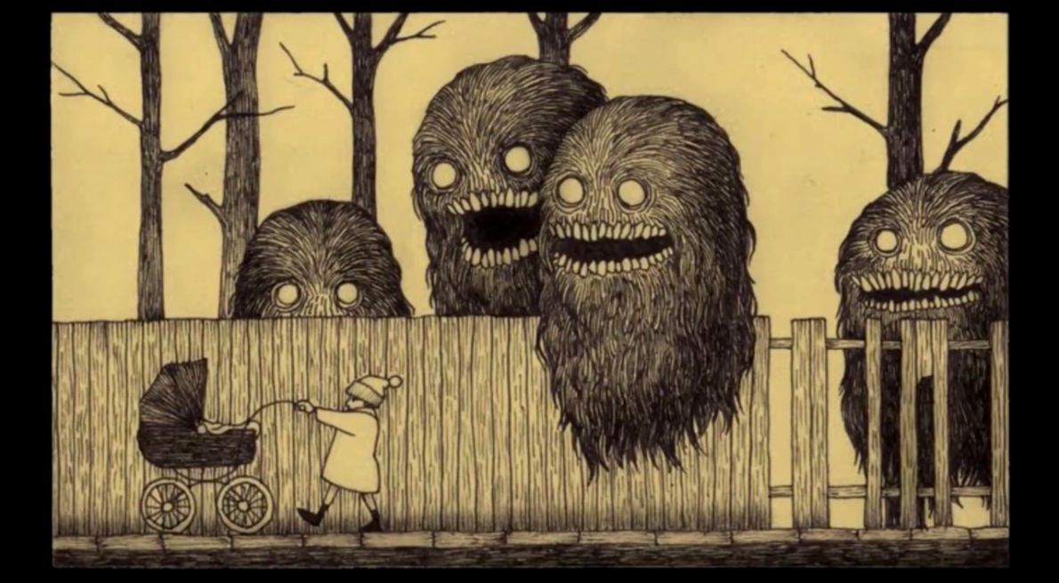 This Illustrator Uses Sticky Notes for His Horror Art Horror This Illustrator Uses Sticky Notes for His Horror Art Horror