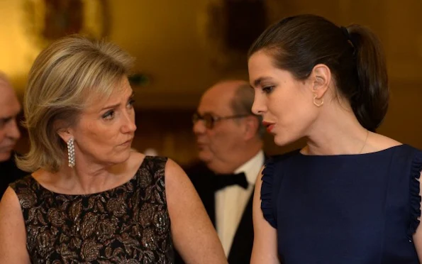 Princess Astrid of Belgium and Charlotte Casiraghi attended a dinner organized by the FXB International Association in Geneva, Switzerland