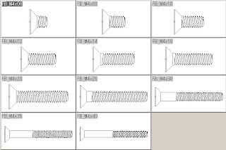 MISCELLANEOUS DATA STORAGE for CAD Drawings: [JWS] 皿ボルト M4