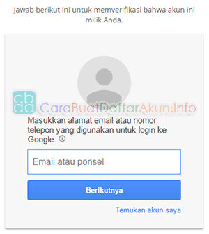 Cara Mengganti Sandi Akun Google [GMAIL] Yang Lupa Lewat NO HP