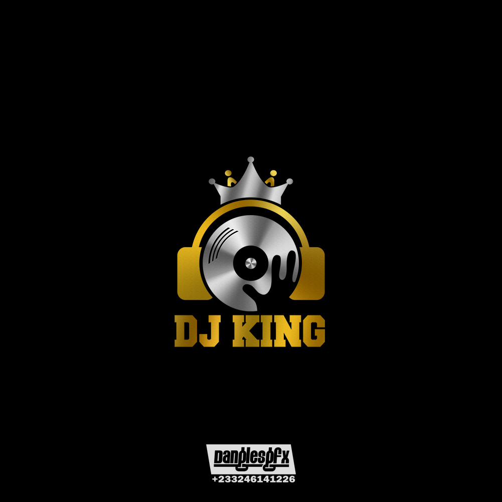 Dj Logo Dj King Logo Designed By Dangles Graphics Danglesgfx Call Whatsapp Dangles Graphics The Amazing Graphics Talent