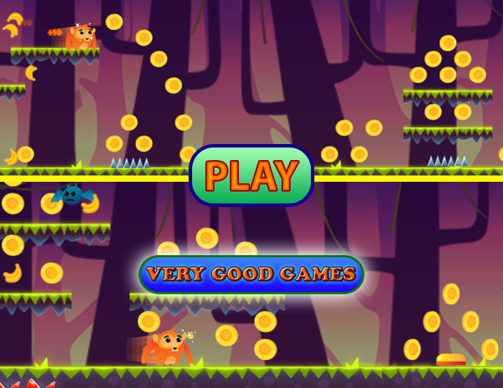 screenshots from free game Banana Run - a link for playing online