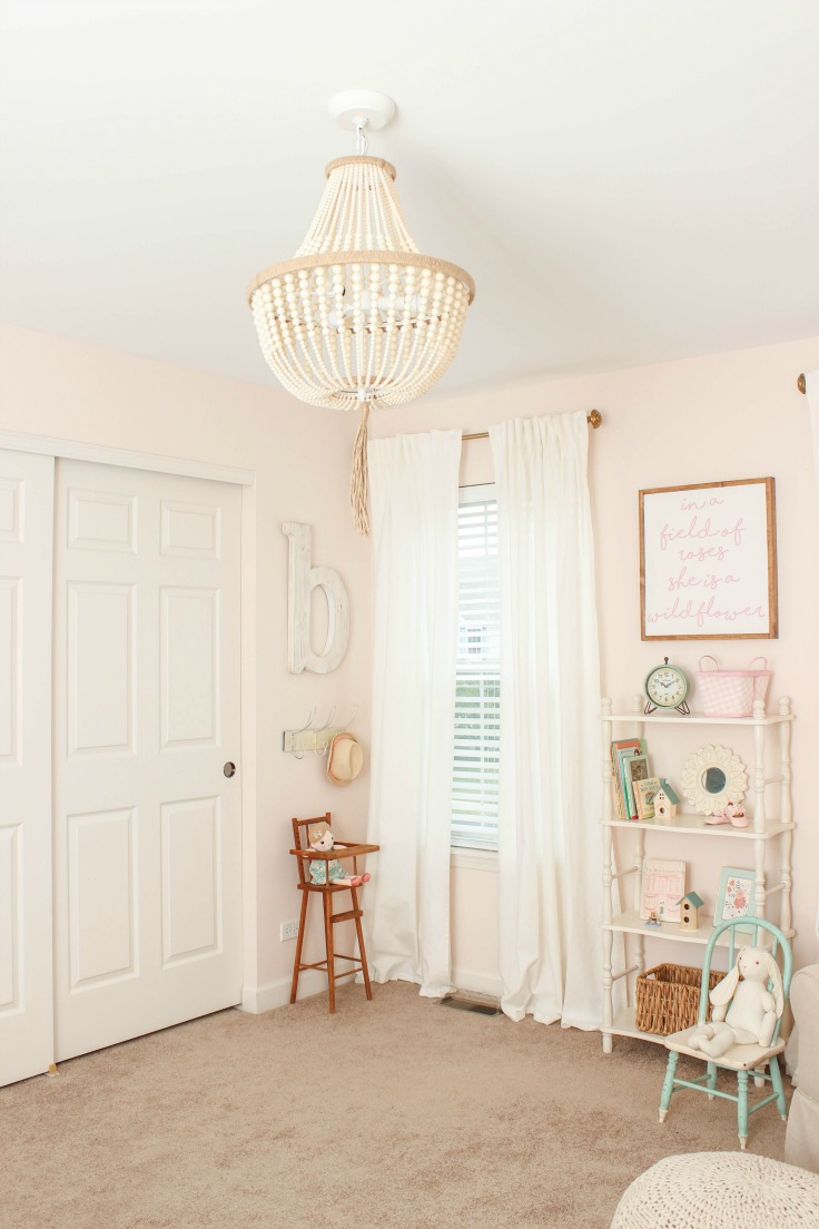 Blush Pink Nursery Reveal Delightfully Noted